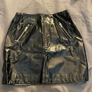 Leather skirt